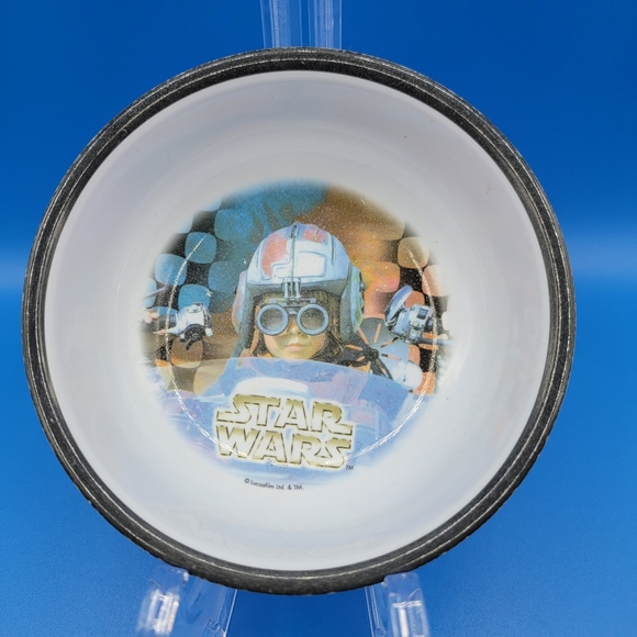 Vintage Star Wars Bowl Plastic Anakin Skywalker Zak Designs Kids Bowl Pod Racing - Picture 2 of 6
